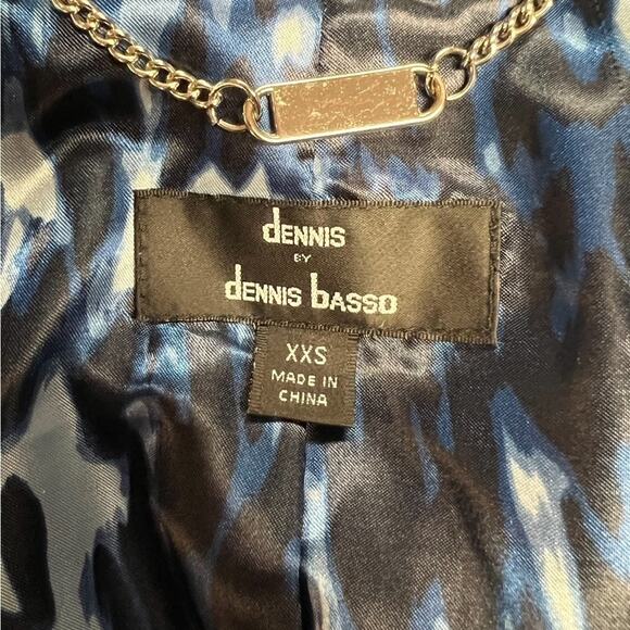 DENNIS BASSO WOMENS “WASHABLE” LEATHER BUCKLE BUTTON SIZE XXS - Picture 3 of 3